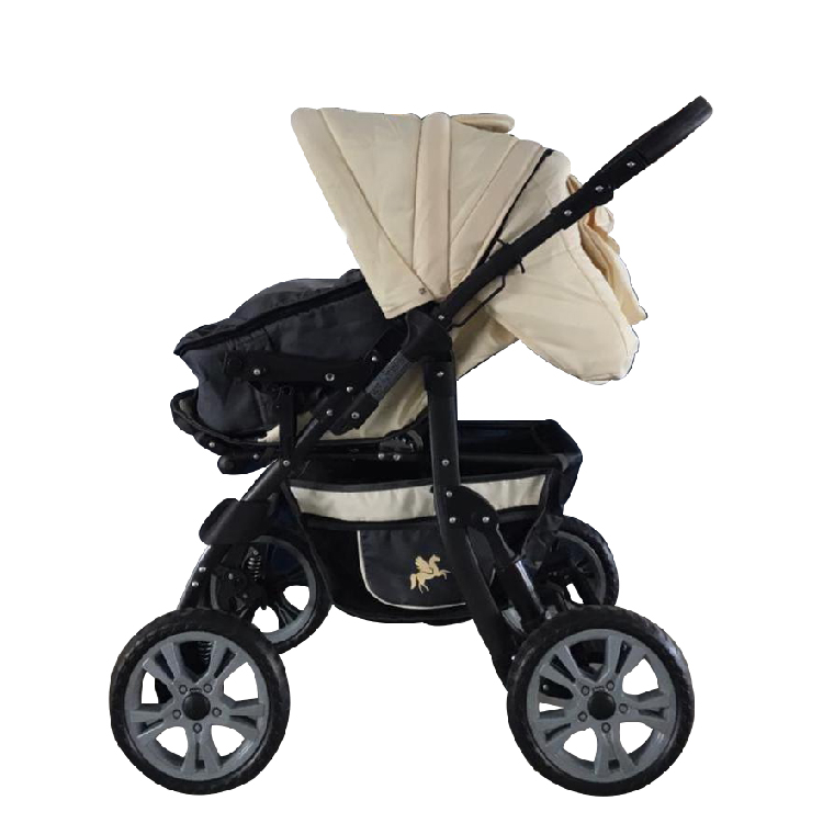 3-In-1 Baby Stroller, 2 Modes (Baby Pram Mode And Baby Sport Car Mode), XXX-BBSTRO (Beige)